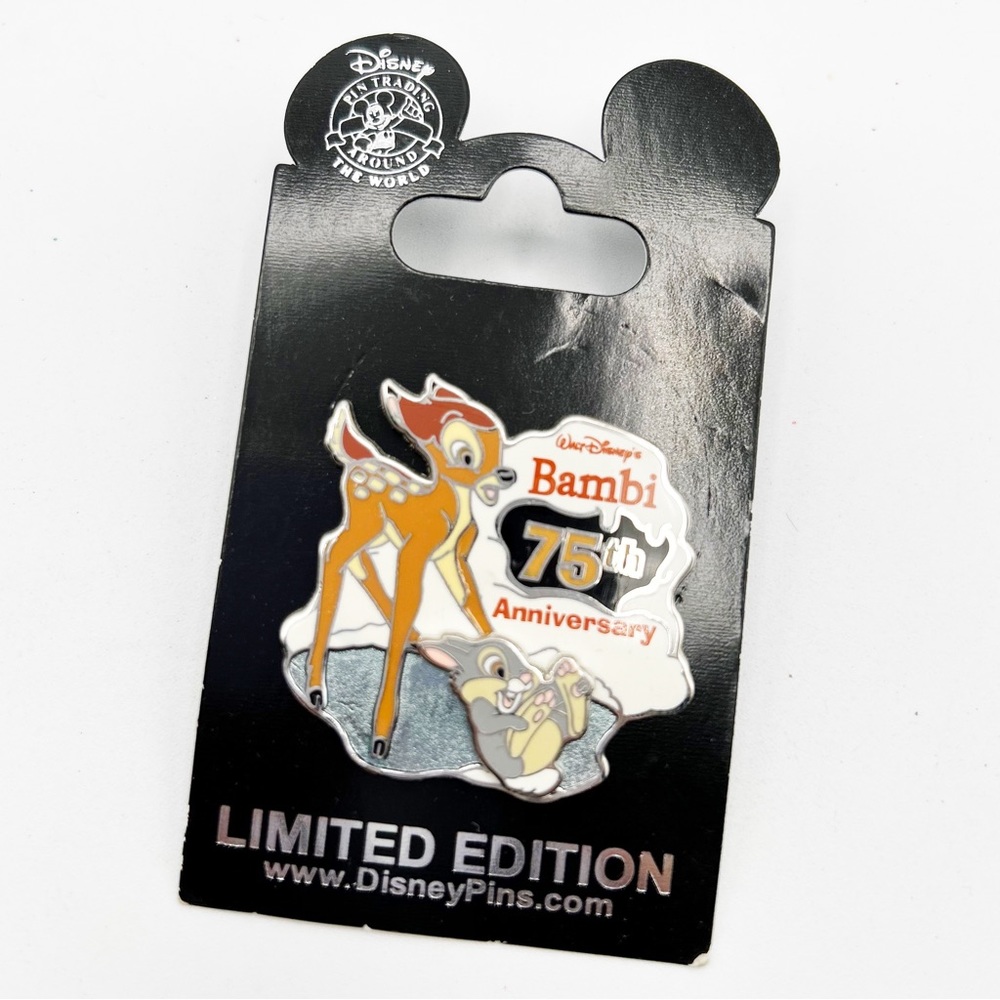 Disney 75th Anniversary Bambi Thumper Limited Edition Pin